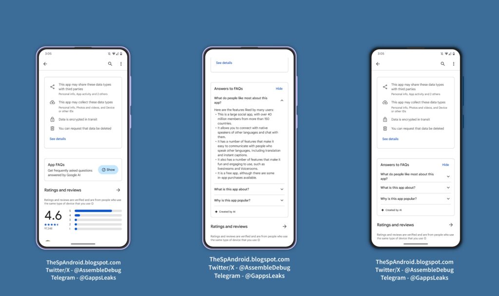 Google Play Store App FAQs Details – ASO Updates – Latest ASO News